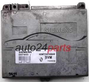 KOMPUTER STEROWNIK SILNIKA RENAULT 19 1.4, SIEMENS S101718103B, S101718103 B , HOM7700749946, 7700749946 -  9611