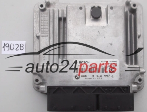 KOMPUTER STEROWNIK SILNIKA BMW 320 2.0 D BOSCH 0 281 017 520, 0281017520, DDE 8 512 047, DDE8512047, 8512047 - 19028