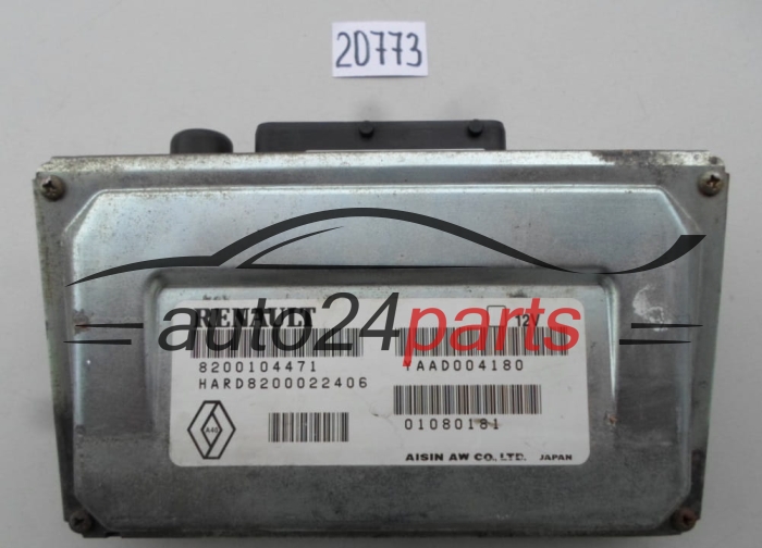 STEROWNIK SKRZYNI AUTOMATYCZNEJ RENAULT LAGUNA 3.0 V6 AISIN 8200104471, HARD8200022406, 8200022406 
