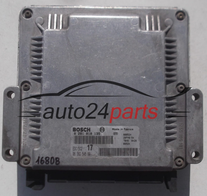 MOTORSTEUERGERÄT ECU STEUERGERAT PEUGEOT 806 2.0 HDI BOSCH 0 281 010 135, 96 362 545 80, 9636254580, 28FM0154, EDC15C2 17