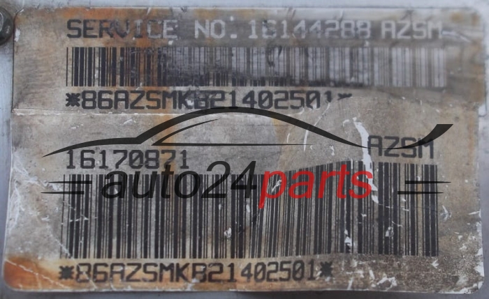 ECU ENGINE CONTROLLER CHEVROLET 16144288 AZSM, 16170871 AZSM 
