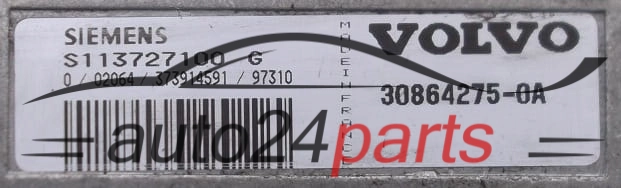 ΜΟΝΑΔΑ ΕΛΕΓΧΟΥ ΚΙΝΗΤΗΡΑ VOLVO S40 V40 SIEMENS S113727100 G