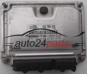 KOMPUTER STEROWNIK SILNIKA VW VOLKSWAGEN GOLF BORA 1.4 BOSCH 0 261 206 140, 0261206140, 036 906 032, 036906032 - 15666