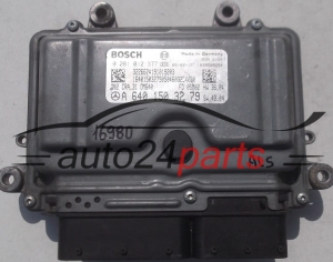 ECU ENGINE CONTROLLER MERCEDES B180 2.0 CDI A6401503279, 6401503279, A 640 150 32 79 BOSCH 0281012377, 0 281 012 377