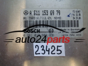 MERCEDES VITO 2.2 CDI BOSCH 0281010603, 0 281 010 603, A6111536979,  6111536979, ED6033 CR1.7 MQ3+MS3