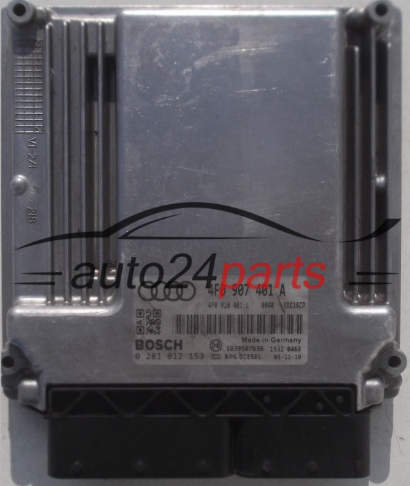 CALCULATEUR MOTEUR AUDI A6 3.0 TDI 4F0907401A, 4F0910401L, BOSCH 0281012153