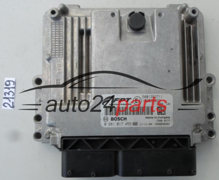 CENTRALINA MOTORE IVECO DAILY 2.3HPI BOSCH 0 281 017 455, 0281017455, 5801352711