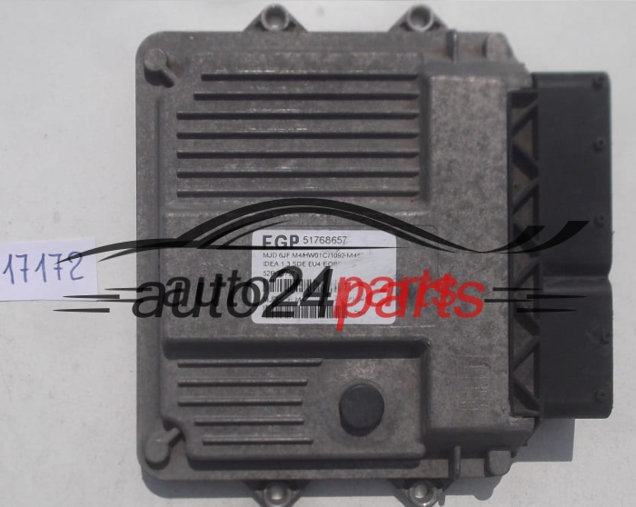 Μονάδα Ελέγχου Κινητήρα FIAT IDEA 1.3 JTD MAGNETI MARELLI MJD 6JF.M4, MJD6JFM4, FGP 51768657, 71600.045.02, 7160004502