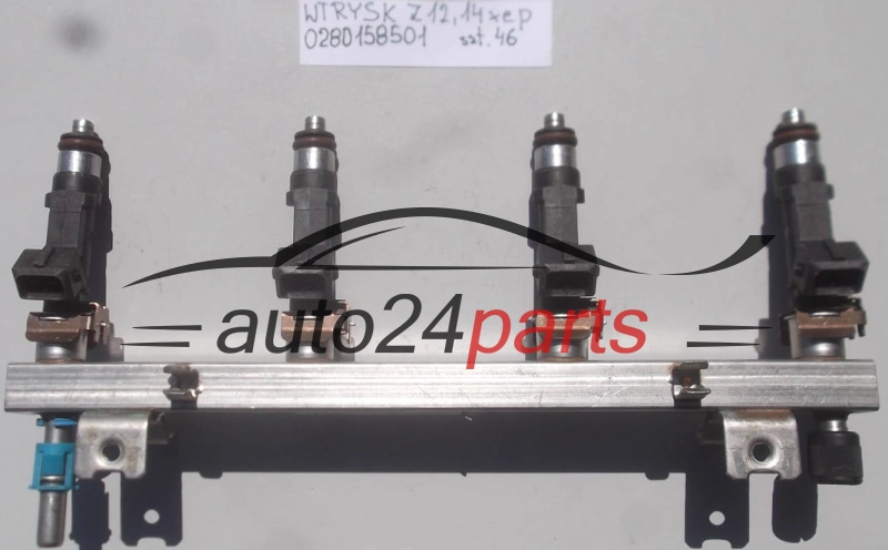 WTRYSK WTRYSKIWACZ PALIWA BENZYNA OPEL ASTRA CORSA TIGRA MERIVA Z12,14XEP BOSCH 0 280 158 501