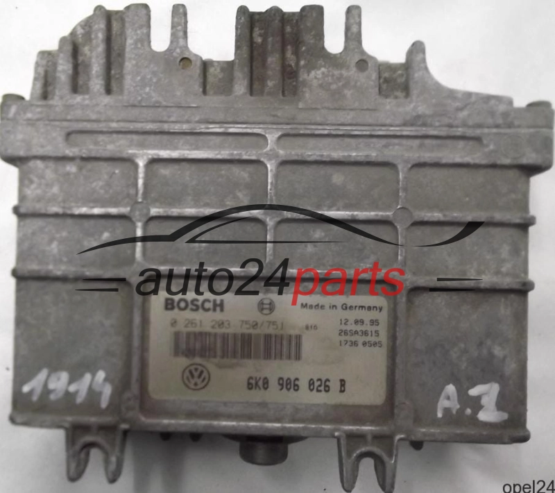 MOTORSTEUERGERÄT ECU STEUERGERÄT SEAT IBIZA CORDOBA 1.4 ABD 6K0906026B
