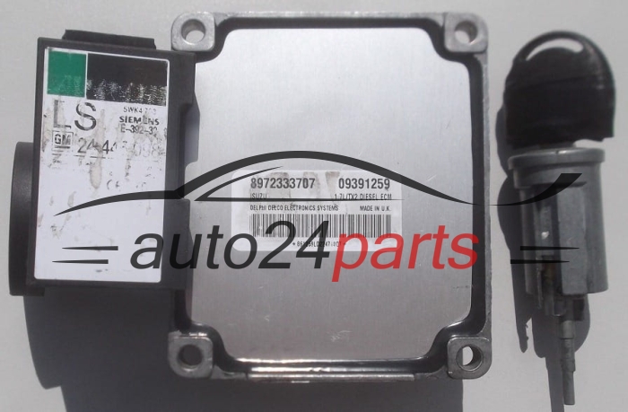 CALCULATEUR MOTEUR OPEL CORSA COMBO 1.7 DELPHI DELCO 09391259 ISUZU 8972333707