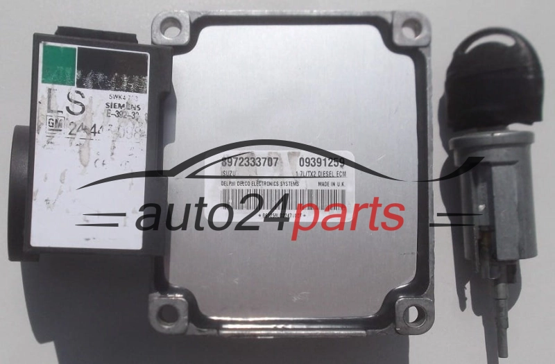 CALCULATEUR MOTEUR OPEL CORSA COMBO 1.7 DELPHI DELCO 09391259 ISUZU 8972333707