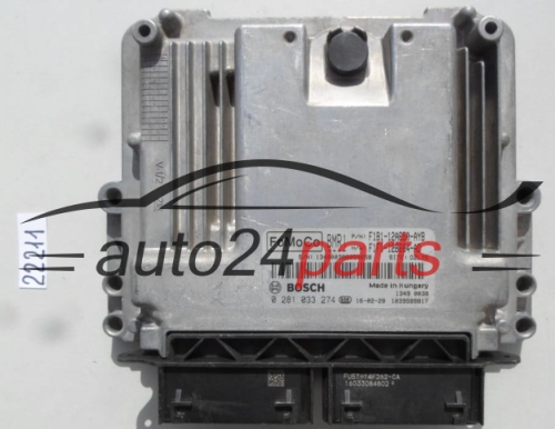 ECU ENGINE CONTROLLER FORD 1.5 TDCI BOSCH 0 281 033 274, 0281033274, F1B1-12A650-AYB, F1B112A650AYB