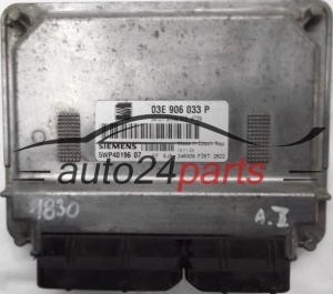 Centralita de motor Seat Ibiza Cordoba 1.2 AZQ 03E906033P Siemens 5WP40196 Benzin Simos 3PE 4729