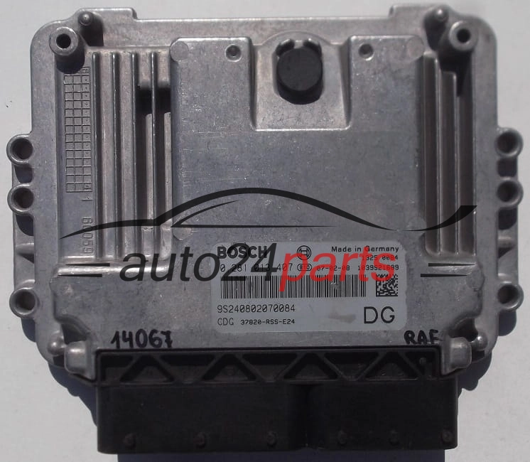 MOTORSTEUERGERÄT ECU STEUERGERÄT  HONDA CIVIC 2.2 CDTI BOSCH 0 281 013 407, CDG 37820-RSS-E24