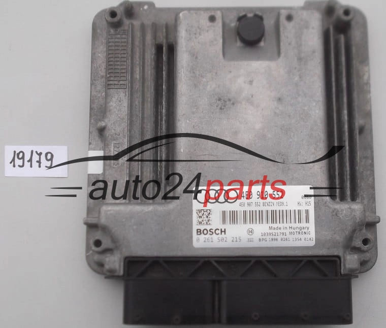 KOMPUTER STEROWNIK SILNIKA AUDI S8 A8 5.2 BOSCH 0 261 S02 215, 0261S02215, 4E0 910 552, 4E0910552, MED9.1