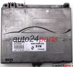 CALCULATEUR MOTEUR RENAULT 19 1.8 16V, SIEMENS S101715101 C, S101715101C, HOM7700857526, 7700857526