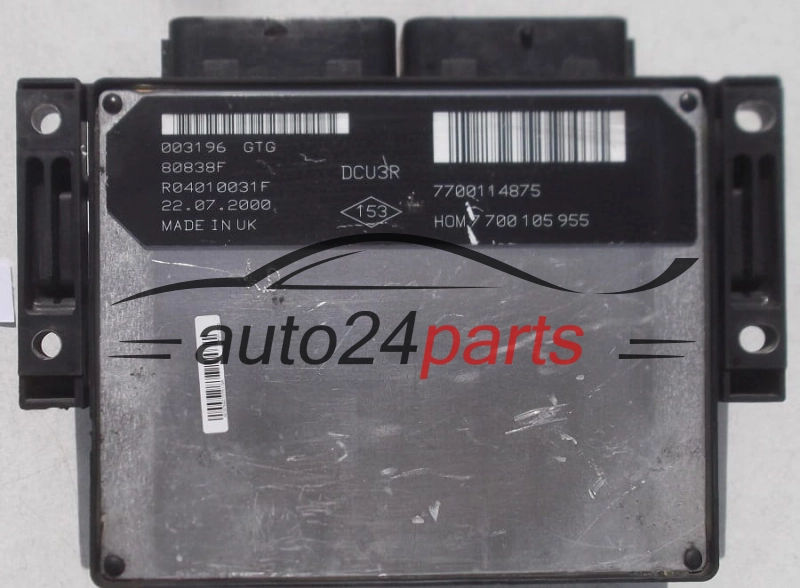 Μονάδα Ελέγχου Κινητήρα RENAULT CLIO 1.9 D R04010031F