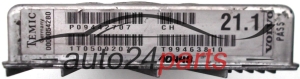 CENTRALINA MOTORE VOLVO S70 V70 S80 2.4 0000054280