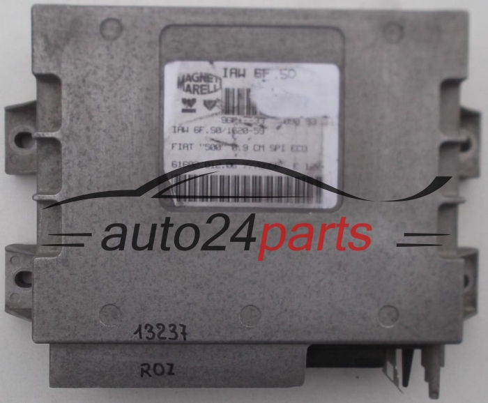 CALCULATEUR MOTEUR FIAT CINQUECENTO, 500 0.9, MAGNETI MARELLI IAW 6F.S0, IAW6FS0, 61602.012.06, 6160201206, 7778856