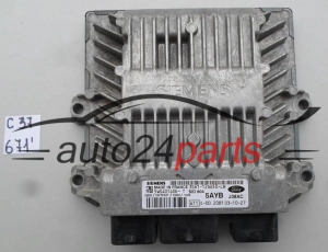 KOMPUTER STEROWNIK SILNIKA FORD FIESTA 1.4 TDCI SIEMENS 5WS40140D-T, 5WS40140DT,  3S61-12A650-LB, 3S6112A650LB, 5AYB, SID804 -  671, 675, 679