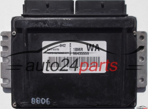 MOTORSTEUERGERÄT ECU STEUERGERAT CHEVROLET AVEO KALOS 1.2, 96435559 WA, 1BMR, 5WY1E07D D42  