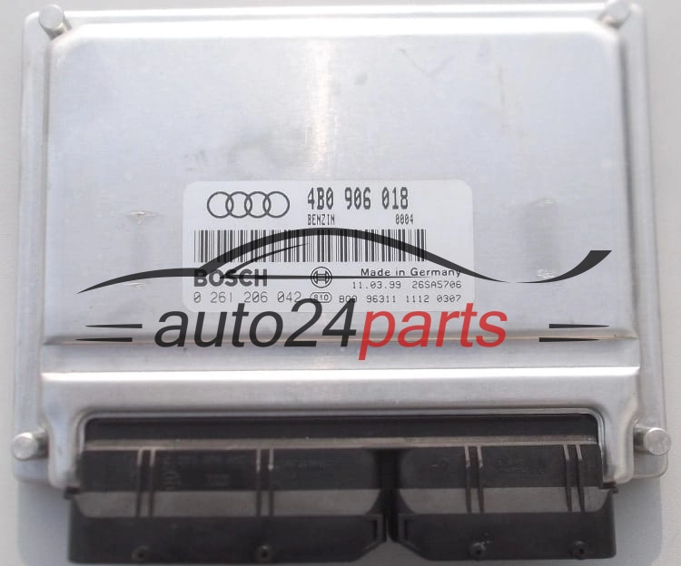 ECU CENTRALITA DE MOTOR  AUDI A6 1.8T BOSCH 0 261 206 042,  4B0 906 018