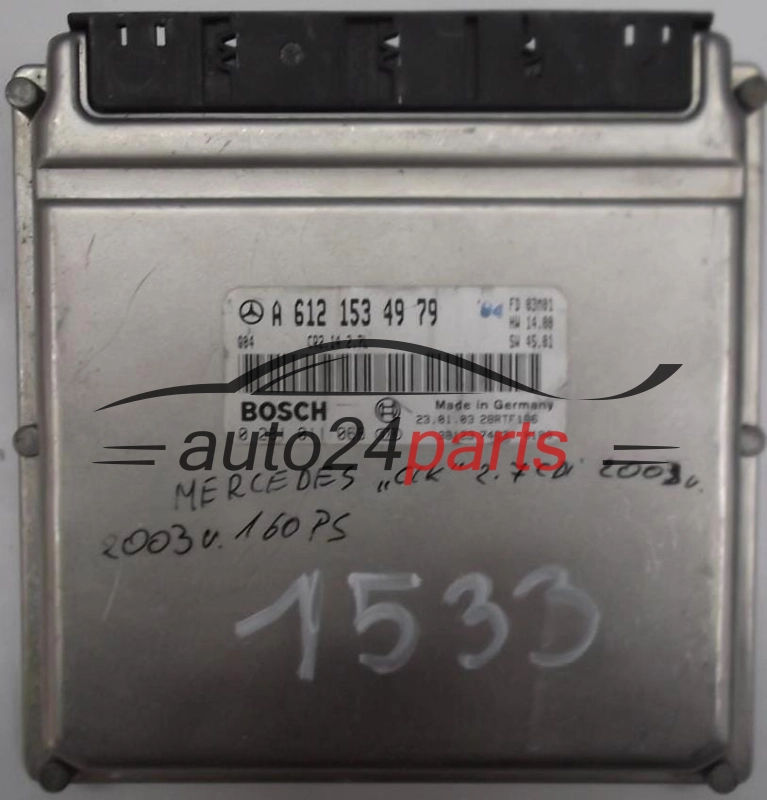 ECU CENTRALITA DE MOTOR MERCEDES W203 CLK 270 CDI A6121534979