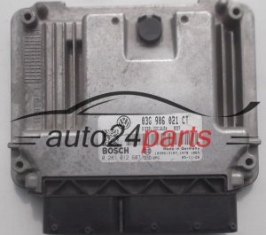 ECU CENTRALITA DE MOTOR SEAT LEON 1.9 TDI BLS 03G 906 021 CT, 03G906021CT, BOSCH 0 281 012 607, 0281012607, DIESEL EDC16U34, 1039S13107