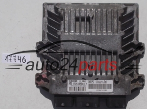 CENTRALINA MOTORE CITROEN BERLINGO 2.0 HDI  SIEMENS 5WS40108E-T, 5WS40108ET, SW9651942080, HW9647423380, SID801A 