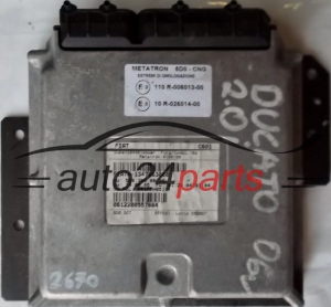 KOMPUTER STEROWNIK SILNIKA FIAT DUCATO 2.0 CNG 1347063080 P41FMH0511 - 2670