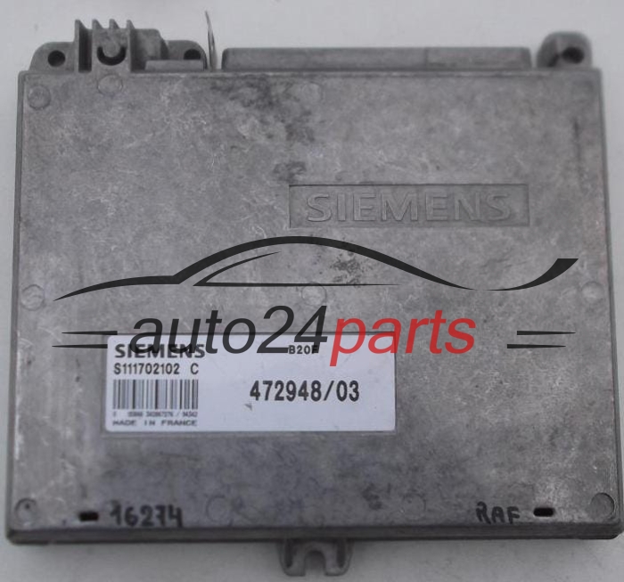 Μονάδα Ελέγχου Κινητήρα VOLVO 460 2.0 SIEMENS S111702102 C, S111702102C