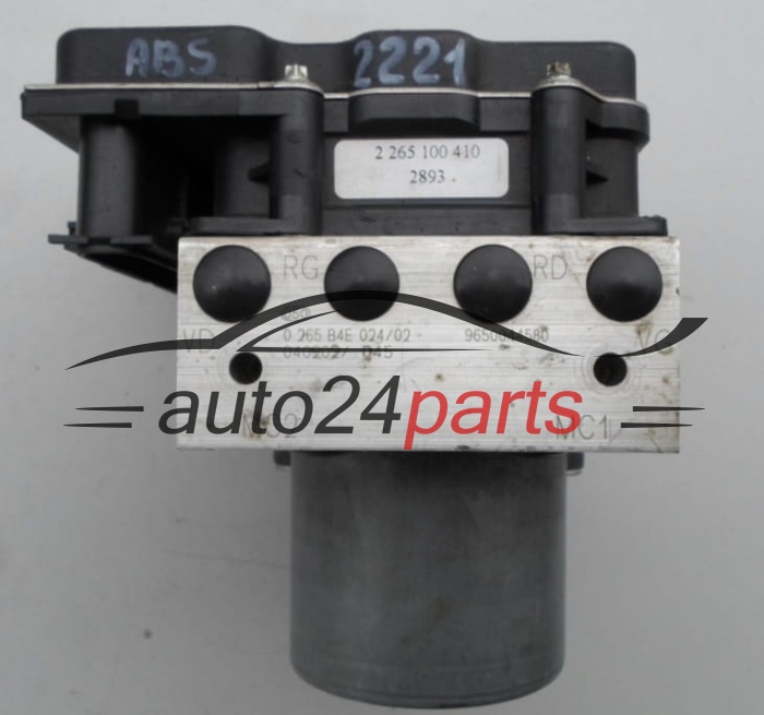 ABS PUMP CITROEN C4 BOSCH 0 265 B4E 024/02, 9650044580