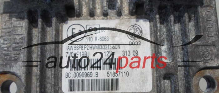 Μονάδα Ελέγχου Κινητήρα FIAT LANCIA 1.4 IAW 5SF8.P2, IAW5SF8P2, 51857110