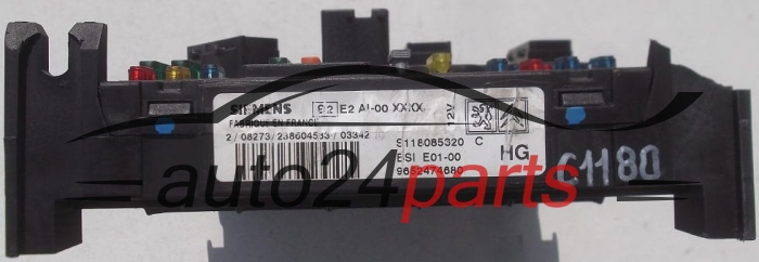 CENTRALITA DE CONFORT CITROEN PEUGEOT SIEMENS S118085320 C,  9652474680