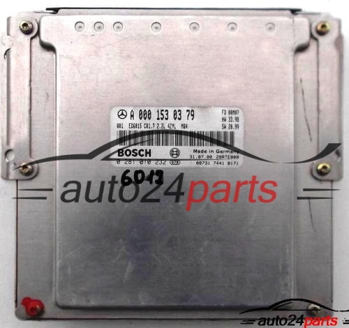 CALCULATEUR MOTEUR MERCEDES VITO 2.2 CDI BOSCH 0 281 010 232, 0281010232, A 000 153 03 79, A0001530379