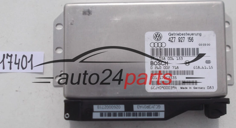 BOITE DE VITESSES AUTOMATIQUE AUDI A6 ALLROAD 2.7 T BOSCH 0 260 002 718