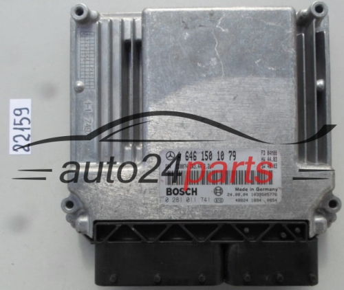 KOMPUTER STEROWNIK SILNIKA MERCEDES C220 BOSCH 0 281 011 741, 0281011741, A 646 150 10 79, A6461501079, CR3.44