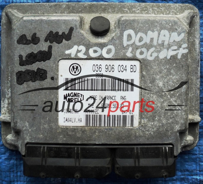 MOTORSTEUERGERÄT ECU STEUERGERÄT SEAT LEON TOLEDO 1.6 036906034BD, IAW4LVHA
