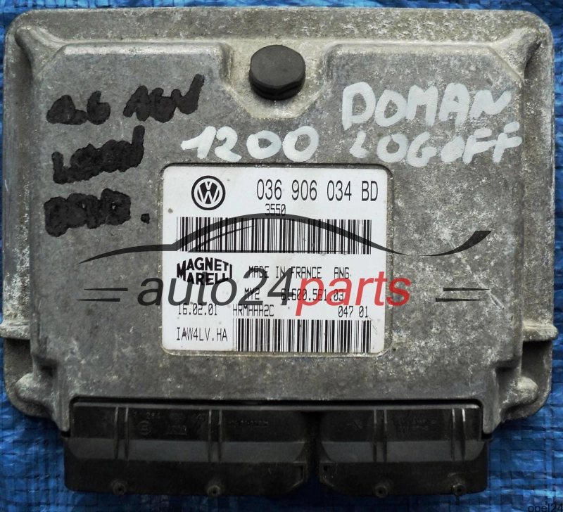 MOTORSTEUERGERÄT ECU STEUERGERÄT SEAT LEON TOLEDO 1.6 036906034BD, IAW4LVHA