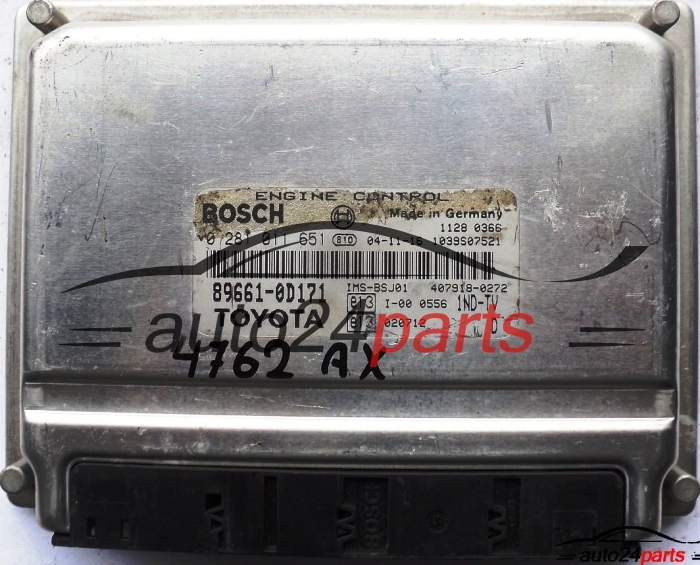 ΜΟΝΑΔΑ ΕΛΕΓΧΟΥ ΚΙΝΗΤΗΡΑ TOYOTA YARIS 1.4 D-4D 89661-0D171 1ND-TV