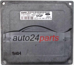 Μονάδα Ελέγχου Κινητήρα FORD FIESTA FUSION 1.6 SIEMENS S118107003 K,  2S6A-12A650-TG
