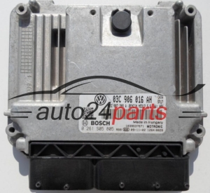 Μονάδα Ελέγχου Κινητήρα VW VOLKSWAGEN GOLF 1.4 TSI BOSCH 0 261 S05 805, 0261S05805, 03C 906 016 AH, 03C906016AH, 03C907309A, MED17.5.5 