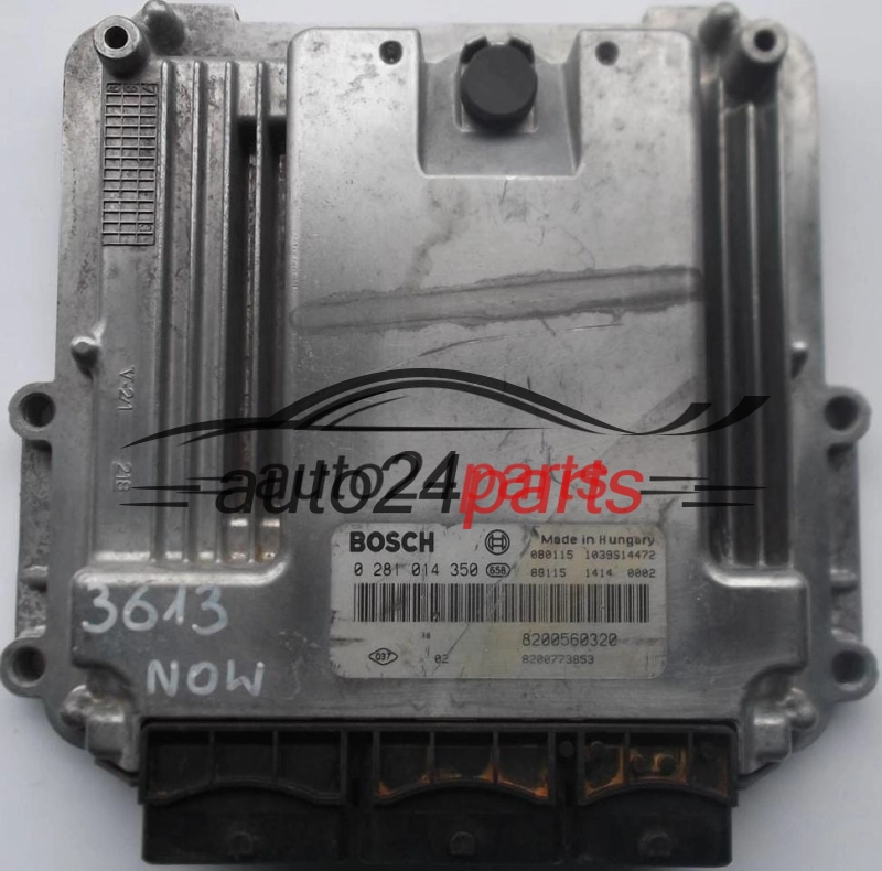 MOTORSTEUERGERÄT ECU STEUERGERAT RENAULT KOLEOS 2.0 DCI BOSCH 0 281 014 350
