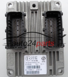 Μονάδα Ελέγχου Κινητήρα  FIAT 500 1.2 Magneti Marelli IAW 5SF8.E2, IAW5SF8E2, 51903138, BC.0106693.C, BC0106693C 