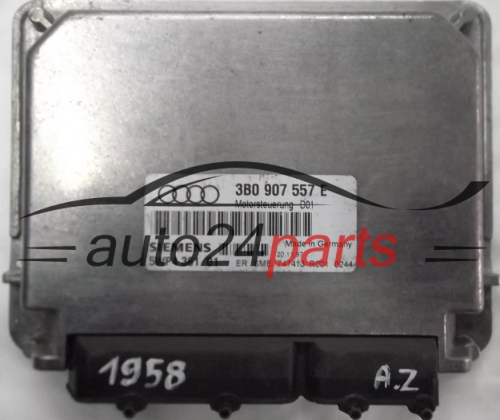ECU ENGINE CONTROLLER AUDI A4 1.6 AHL 3B0907557E, 3B0 907 557 E, SIEMENS 5WP4361 01, 5WP4 361 01  