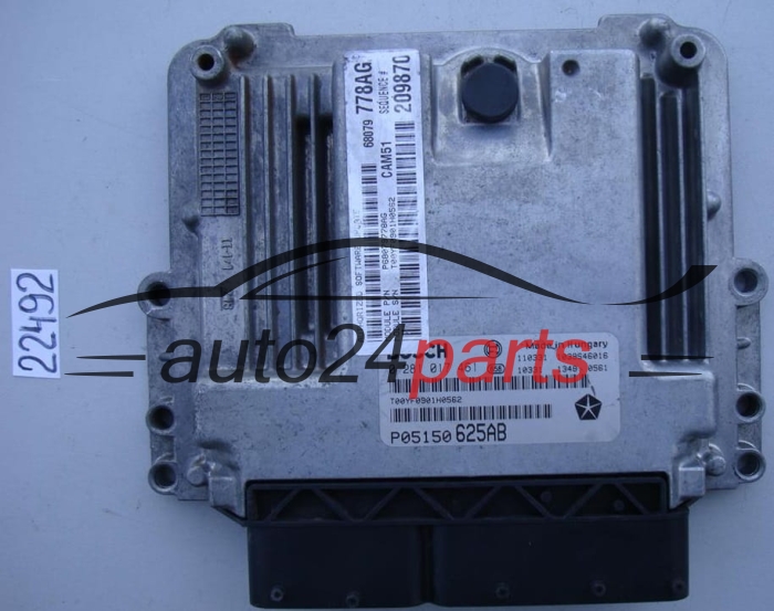 CENTRALINA DO MOTORE JEEP GRAND CHEROKEE 3.0 CRD BOSCH 0 281 017 461, 0281017461, P05150625AB