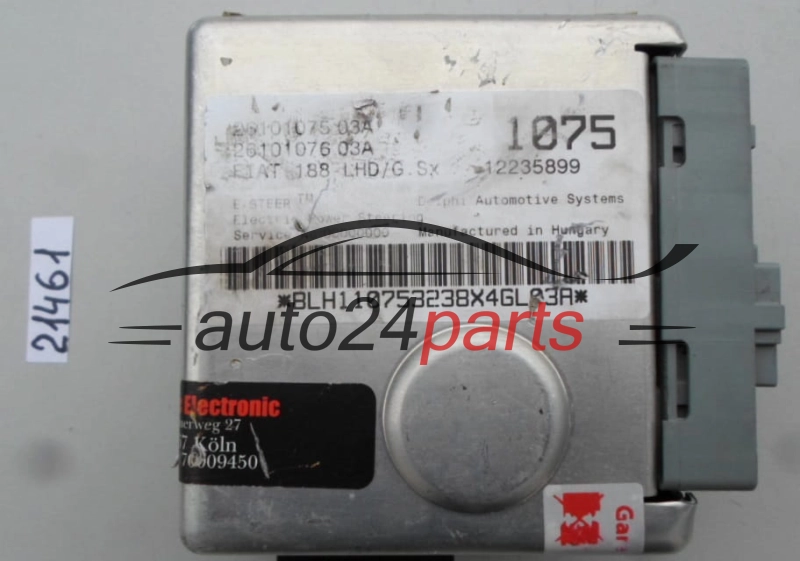 MODUL WSPOMAGANIA STEROWNIK FIAT PUNTO 12235899, 26101075 03A, 2610107503A 