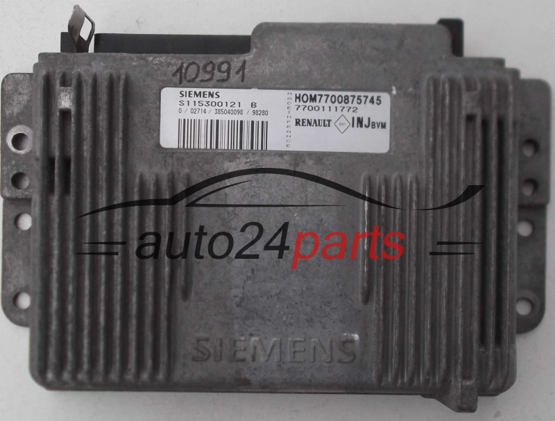 Μονάδα Ελέγχου Κινητήρα RENAULT MEGANE SCENIC 1.6 SIEMENS S115300121 B