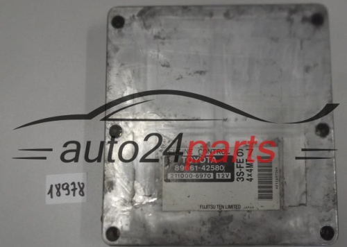 KOMPUTER STEROWNIK SILNIKA TOYOTA RAV4 2.0 VVTI 89661-42580 3S-FE, 8966142580, 211000-6970, 2110006970 